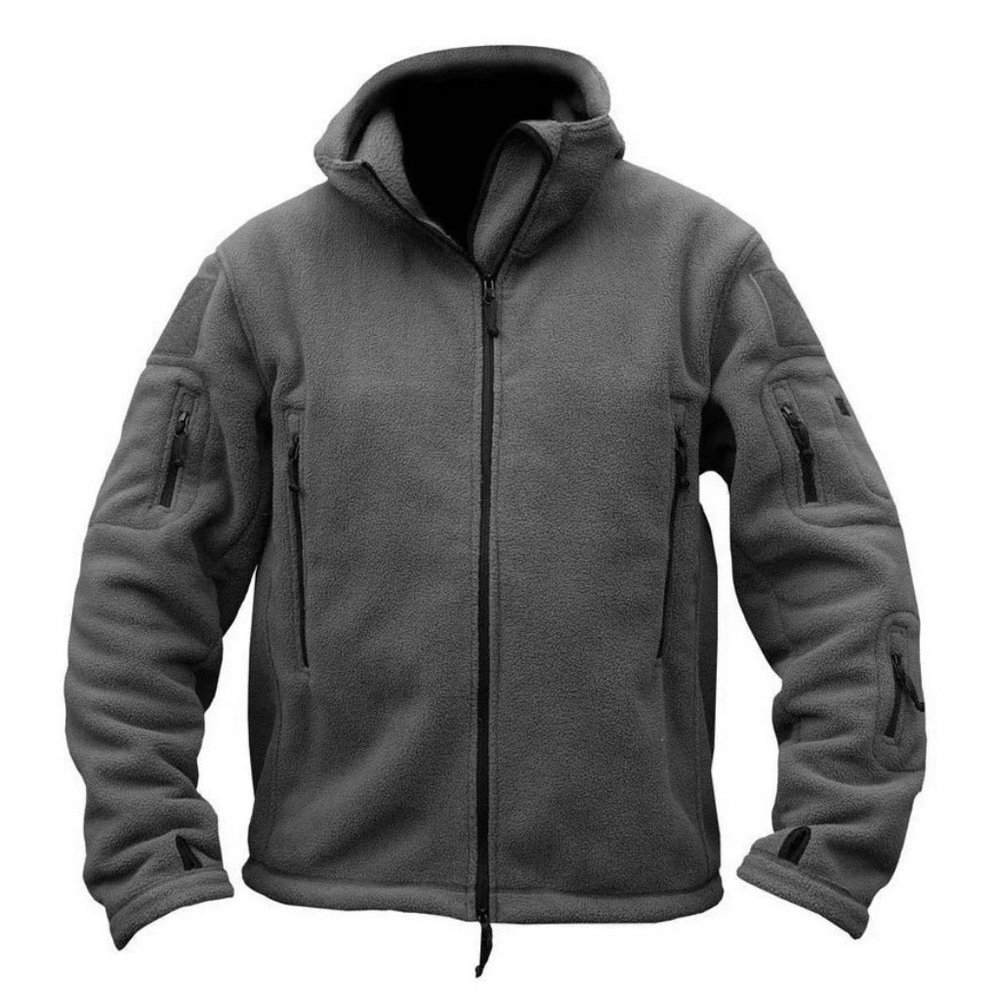 Winter Military Tactical Fleece Jacket Men Warm Polar Army Clothes Multiple Pock
